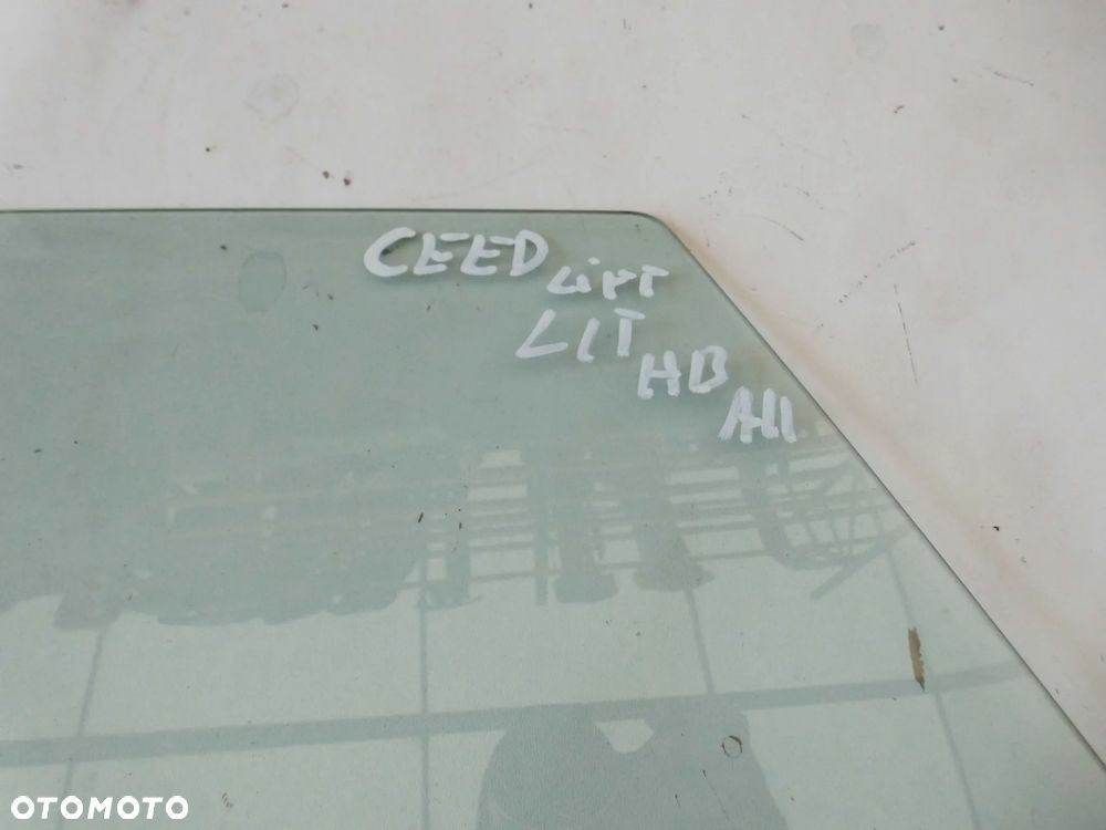 SZYBA DRZWI KIA CEED LIFT HATCHBACK 2011r. LEWA TYLNA - 2