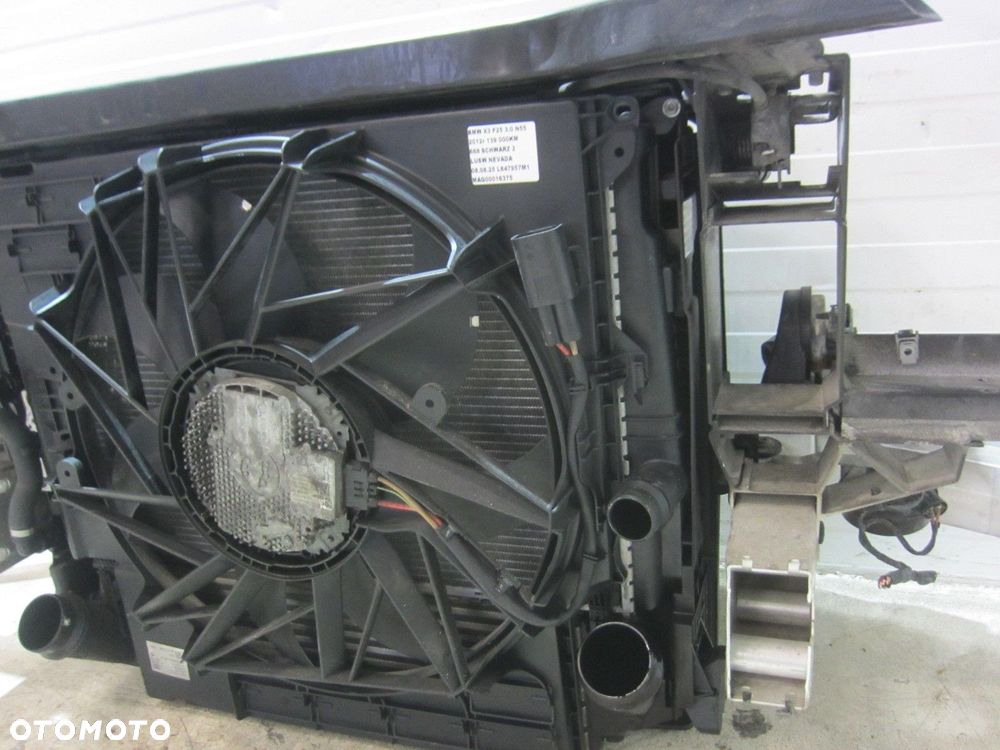 BMW X3 F25 N55 3.5i X4 F26 PAS PRZEDNI BELKA CHŁODNICE 7560877 51117371989 - 10