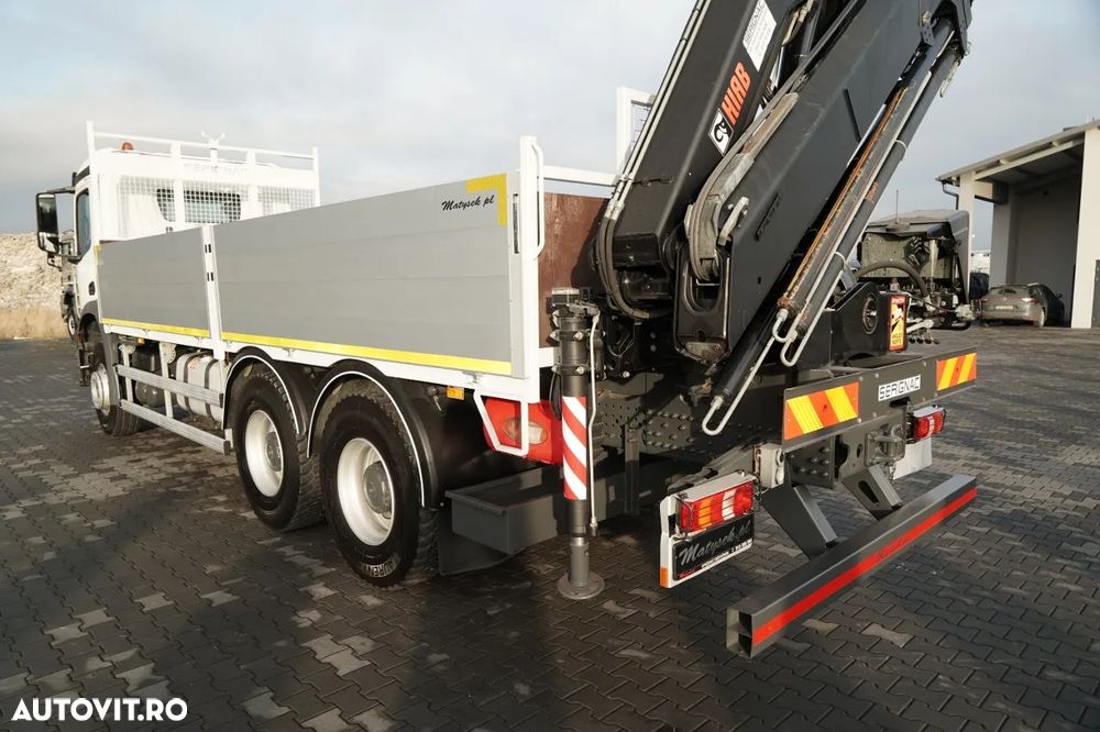Mercedes-Benz AROCS 2640 / 6x4 / LIVRARE - 6,5 M / HIAB 144 HDS / Extensie: 12,5 M / EURO 6 / RADIOCOMANDĂ / ROTATOARE / - 14
