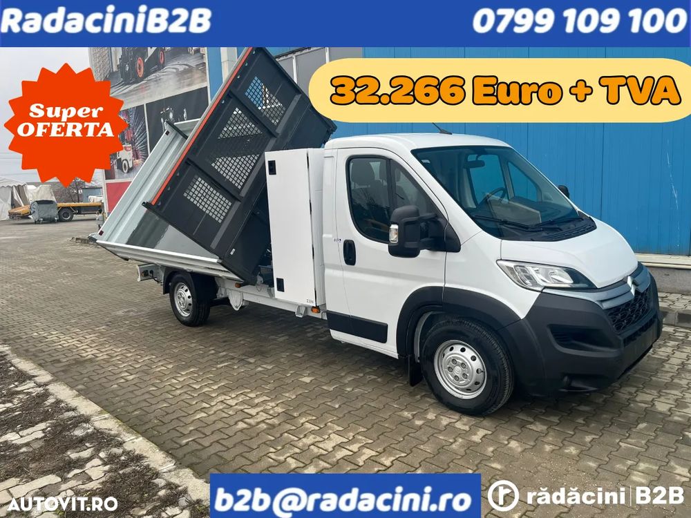 Citroën Jumper + bena basculabila trilateral + Box unelte - 11