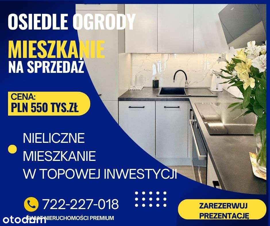 Nieliczne Eleganckie I Mieszkanie w Topowej Inwestycji I Ogrody I