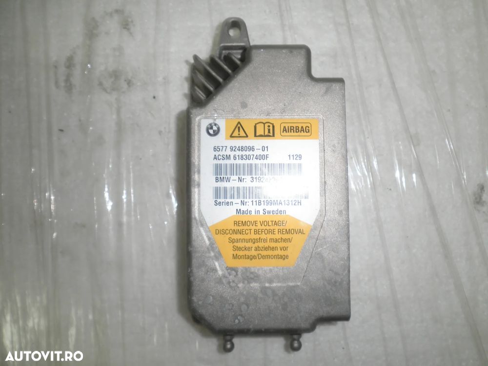 Calculator airbag BMW Seria 5 F10 F11 9248096