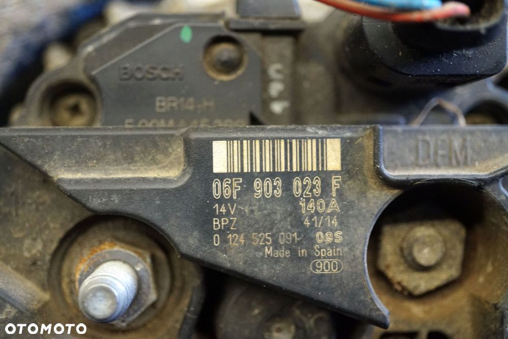 ALTERNATOR GOLF V 1.9 TDI 06F903023F 140A BLS VOLKSWAGEN 2003-2009 - 21