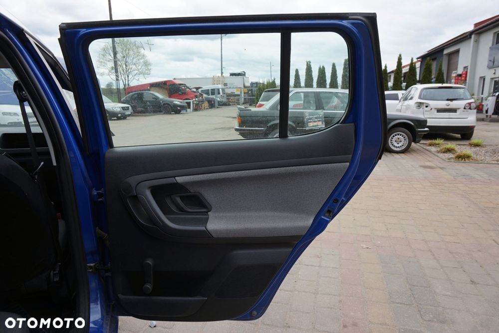 DRZWI TYLNE PRAWE FABIA II 545 5D HB 4590  NIEBIESKI SKODA 2006-2010 - 5