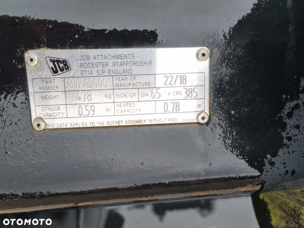 Nowa Łyżka do kopania 120cm JCB Miller 65mm do koparki koparka 100cm 110cm - 6