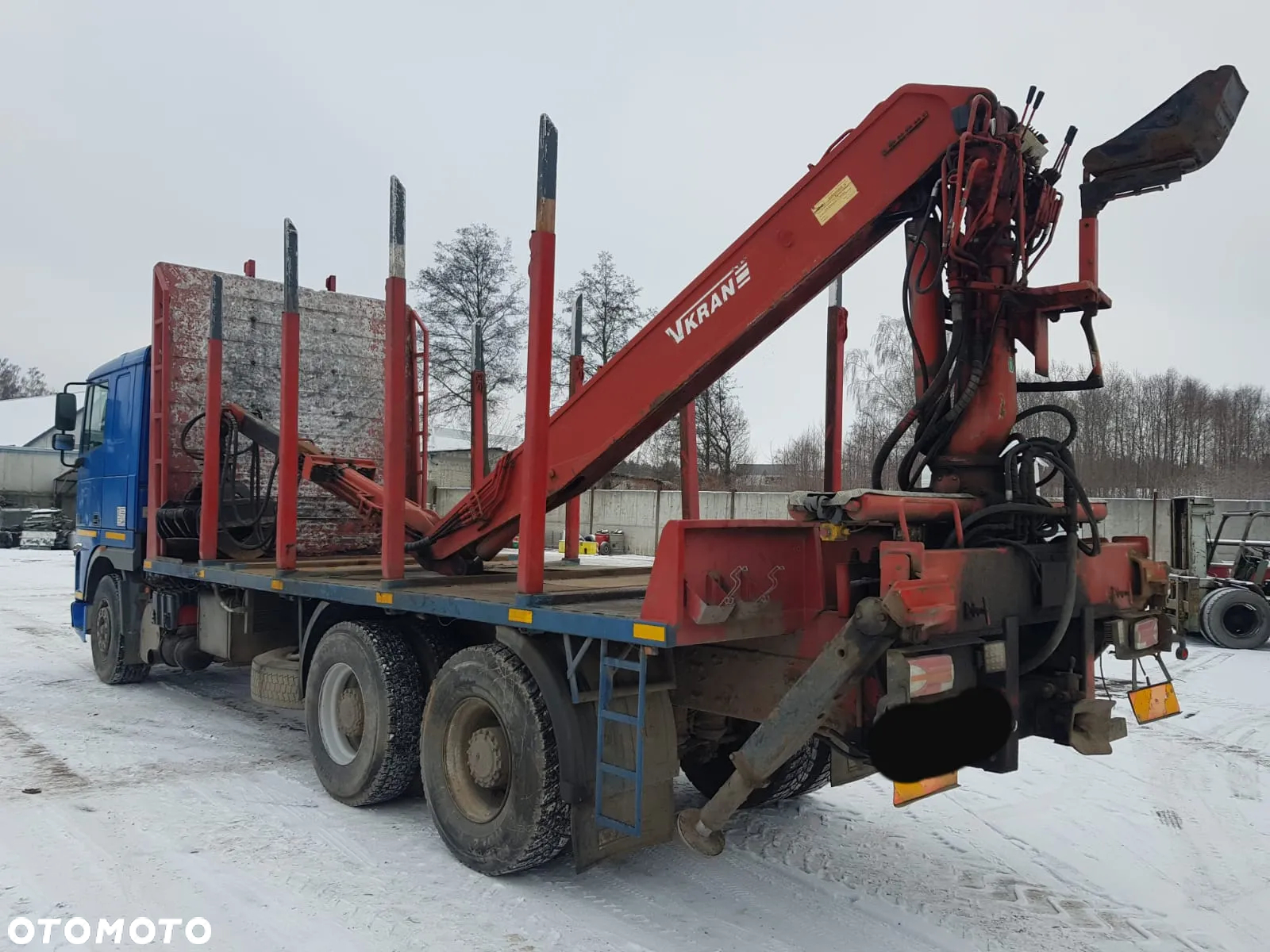 HDS Dźwig leśny do drewna złomu Żuraw V-KRAN V12.7 - 3