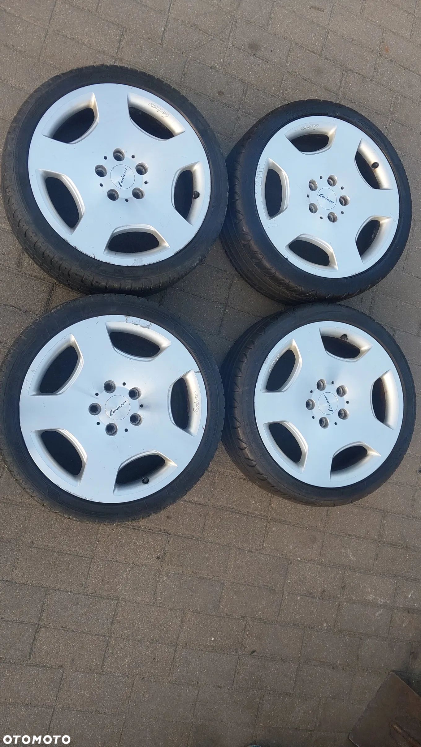 FELGI ALU KOLA  17" 7j et 44 LORINSER MERCEDES A KLASA C KLASA - 1