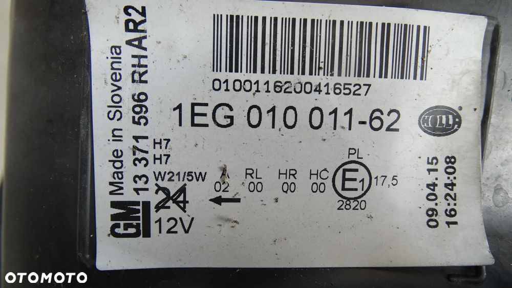 OPEL ASTRA J, IV - lampa przednia prawa - 10