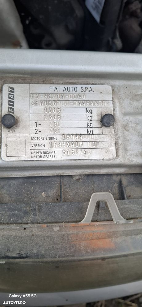 Dezmembrez Fiat Punto - 2