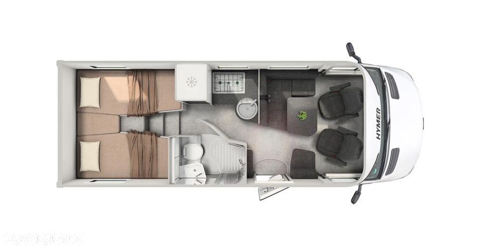 Hymer-Eriba BMC-T 600 - AUTOMAT 170KM FV23% 3500kg - 7