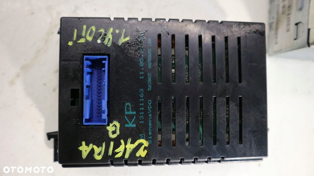 radio cd nawigacja wyświetlacz opel zafira b 13111163 5wk70037 # - 5