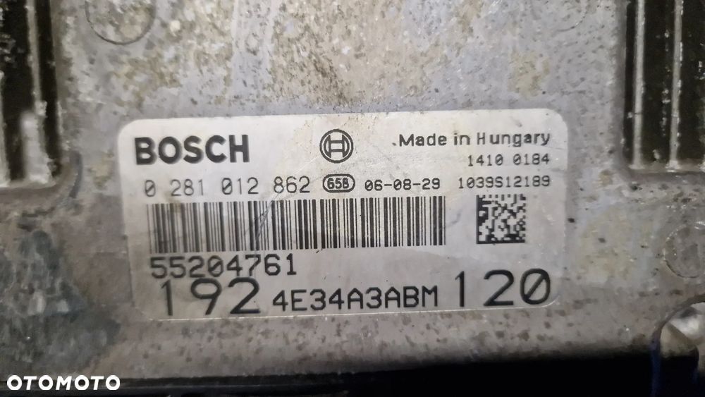 FIAT STILO 1.9 JTD STEROWNIK SILNIKA 0281012863 - 2