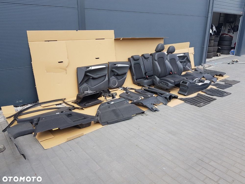 KOMPLETNE WNĘTRZE TAPICERKA PODSUFITKA FOTELE TUNEL AUDI Q5 S-LINE LIFT 8R 12-16 - 9