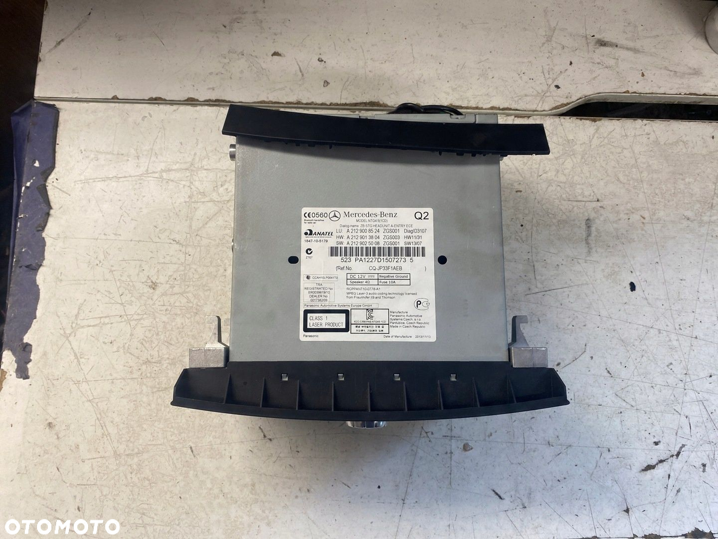 MERCEDES W212 RADIO NAWIGACJA CD A2129008524 - 4