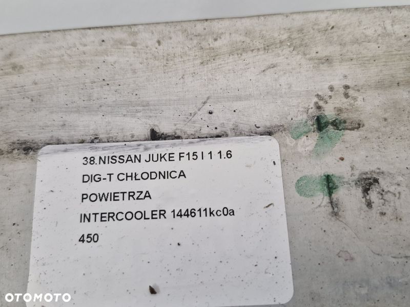NISSAN JUKE F15 I 1 1.6 DIG-T CHŁODNICA POWIETRZA INTERCOOLER 144611KC0A - 9