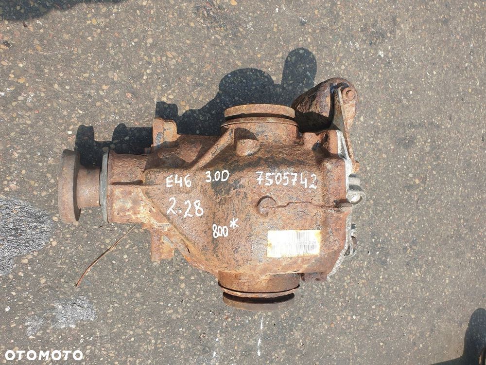 MOST DYFER DYFERENCJAŁ TYŁ TYLNY 2.28 BMW E46 3.0 DIESEL 7505742 - 2