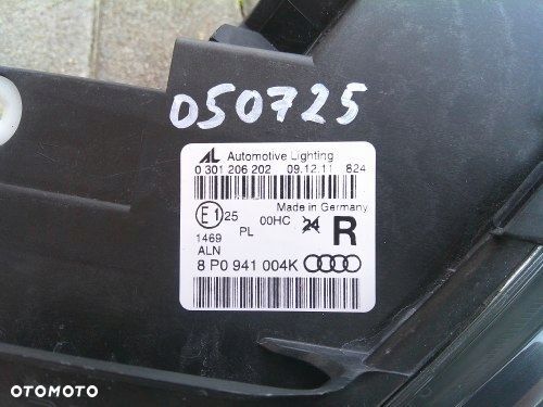 AUDI A3 8P 03-07 PRAWA PRZEDNIA LAMPA ORYGINAŁ 8P0941004K - 10