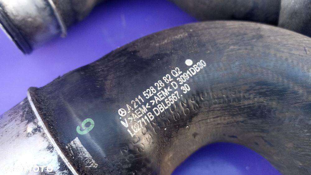 MERCEDES W211 3.2 CDI WĄŻ RURA INTERCOOLERA PRAWA - 2