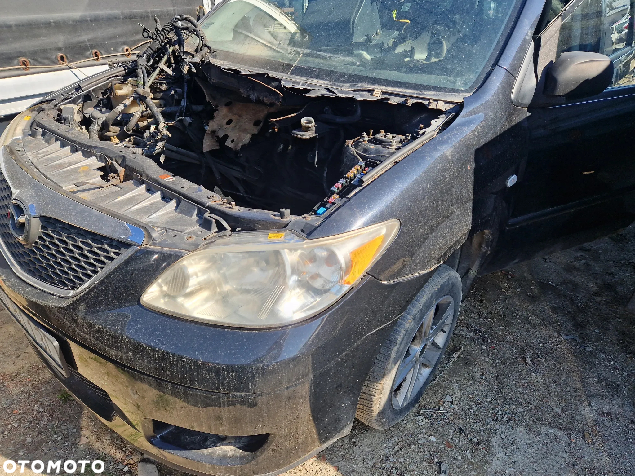 mazda mpv maska zderzak lampa grill błotnik drzwi zbiornik paliwa szyba lusterko klamka klapa - 4