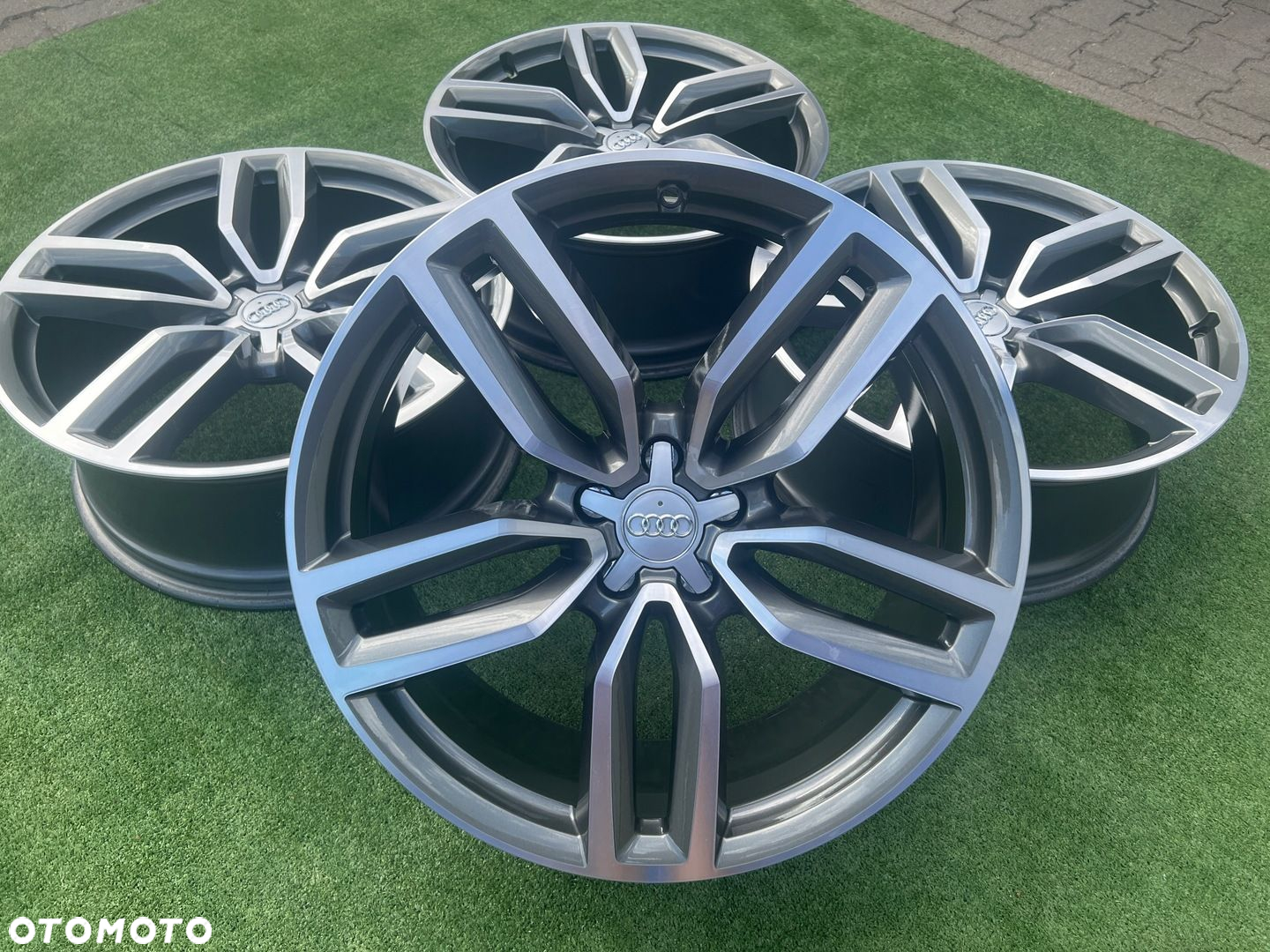KOMPLET FELG FELGI ALU AUDI 8R0 Q5 SQ5 21 5X112 ET33 ORYGINALNE - 2