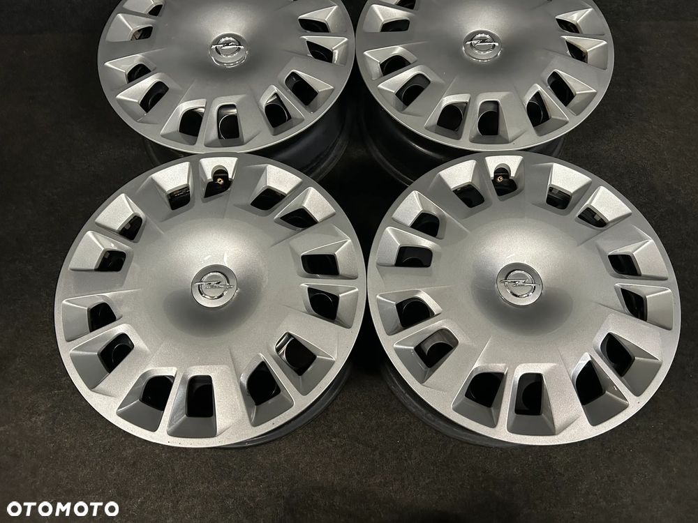 Felgi Stalowe Opel Combo E z oryginalnymi kołpakami Opla 16 cali 5x108 4szt. Ładne! - 3