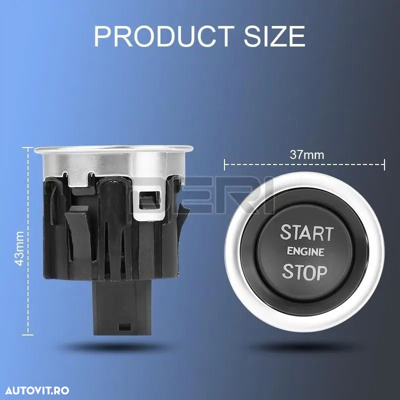 Buton pornire Start Stop Land Rover Range Rover Sport Evoque Discovery - 5