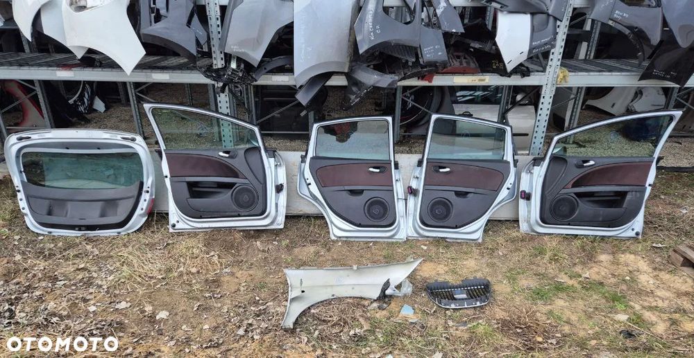 SEAT LEON II DRZWI / KLAPA / BŁOTNIK / ZDERZAK 05-12r CZARNY / SREBRNY - 17