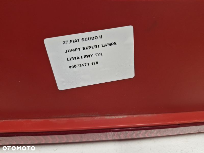 FIAT SCUDO EXPERT JUMPY 2 II LAMPA LEWY TYŁ LEWA TYLNA - 8