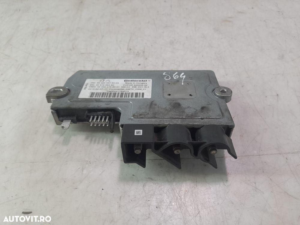 Modul start stop 9801739380 Peugeot 308 T9 [2013 - 2017] 2.0 HDI AHR - 2