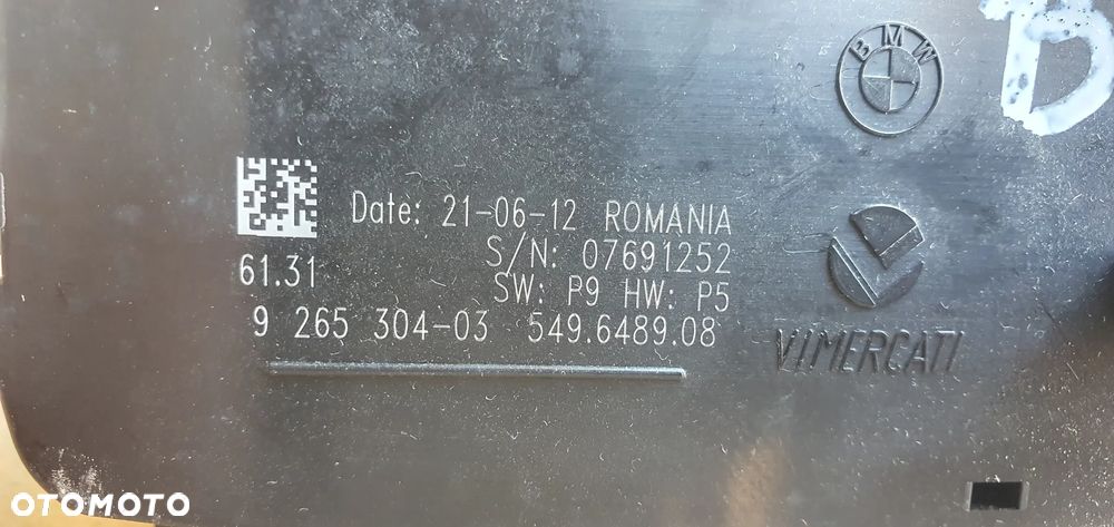 Włącznik przełącznik świateł BMW I F20 9265304 - 6