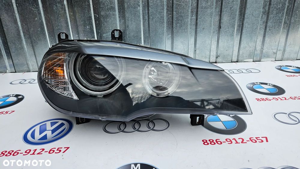 BMW X5 E70 2006-2010 Kompletny reflektor prawy Lampa prawa ZWYKŁA KOMPLETNA EUROPA - 2