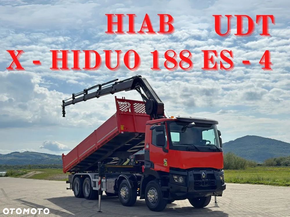 Renault C 430 * WYWROTKA 6,80m * HIAB X - HIDUO 188 ES-4 / 8x4 - 1