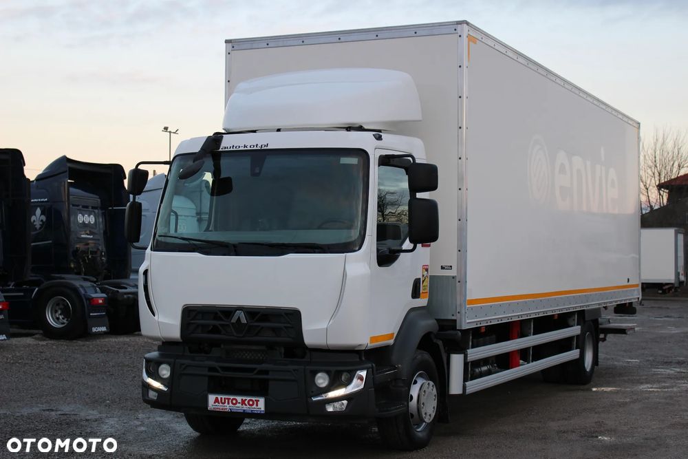 Renault D14 *240KM*/ KONTENER + WINDA /21 PALET / KLIMA / OPONY 80%/SERWIS FR/ SUPER STAN / - 2