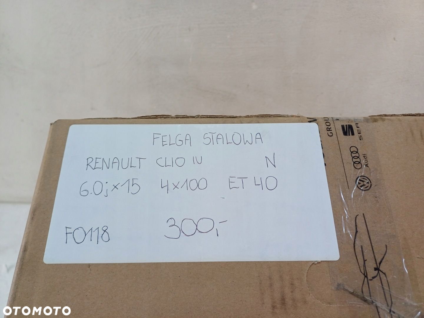 FELGA STALOWA RENAULT CLIO DOKKER SANDERO IV 6.0 X 15 4X100 ET40 - 13