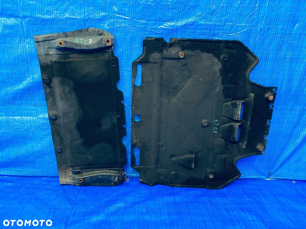 OSŁONY OSŁONA PŁYTA PODWOZIA POD SILNIK SKRZYNIĘ ŚRODKOWA AUDI A6 A7 S7 C7 4G 2011- ; 4G0863822C 4G0863821F ORYGINAŁ - 7