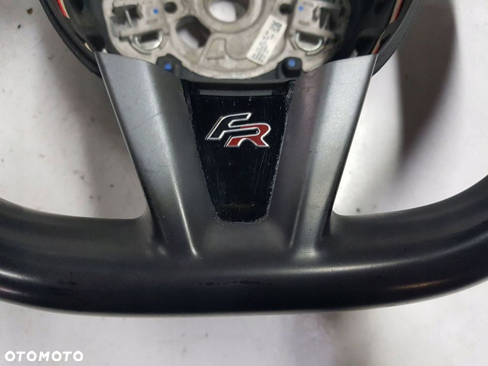 SEAT LEON 2 II LIFT 09-12r FR ALTEA KIEROWNICA SKÓRZANA 5P0419091BB - 6