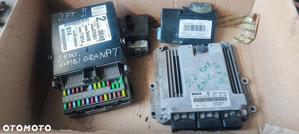 LAGUNA II 2.0DCI STEROWNIK ZESTAW STARTOWY 8200520036 8200224594 8200534446 - 1