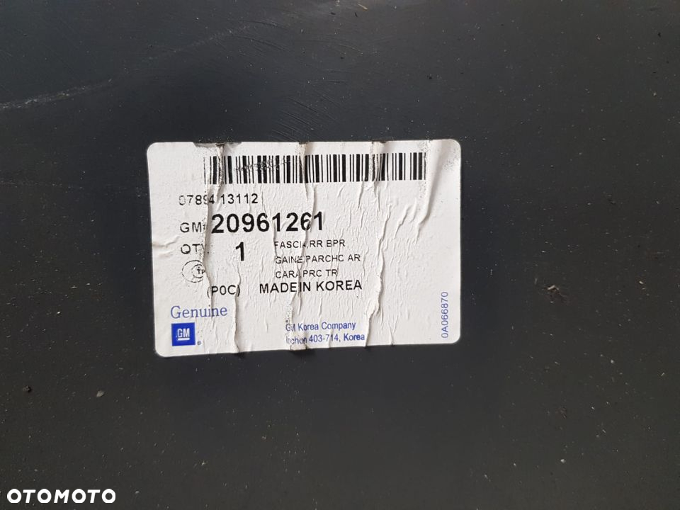 CHEVROLET CAPTIVA C100 C140 07-12 ZDERZAK TYLNY TYŁ NOWY ORYGINAŁ 96623473 - 12