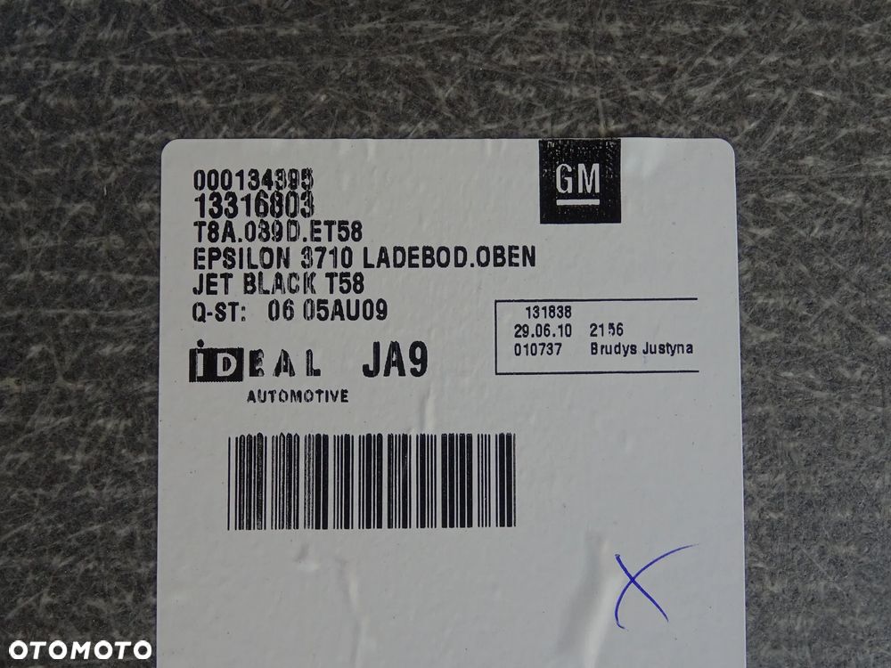 OPEL INSIGNIA A OPC KOMBI TAPICERKA BAGAŻNIKA BOCZEK PODŁOGA WYKŁADZINA - 10