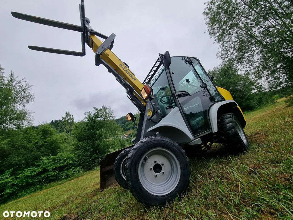 Kramer Ładowarka kołowa 348- 5035 JAK NOWA! 2017r Import Norwegia Łyżka widły - 2
