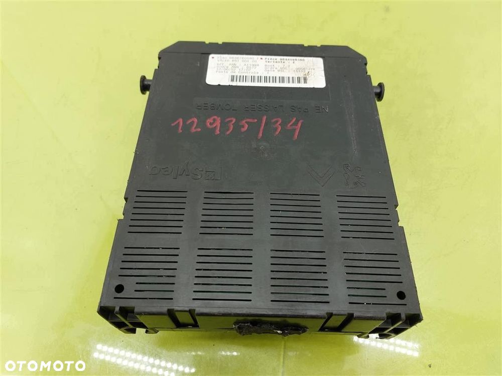 Moduł BSI Sterownik Peugeot 307 I 2001-2005 9636760580 9644098380 - 3