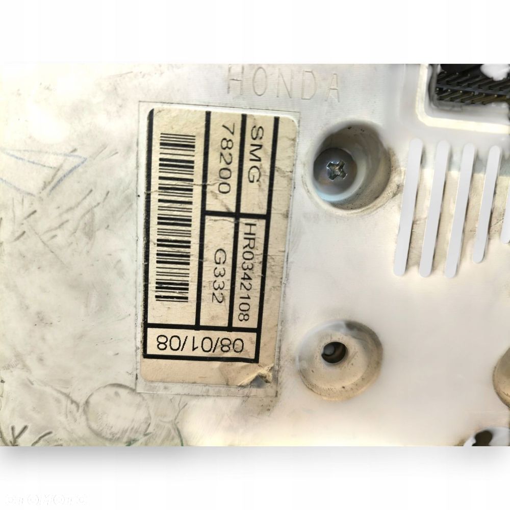 LICZNIK ZEGARY HR0342108 Honda Civic VIII 1.4 i-DSi Benzyna 223 419km eu - 13