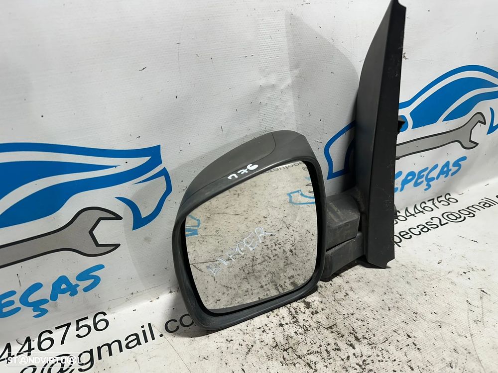 .Espelho Retrovisor Lateral Esquerdo Direito Original PSA Peugeot Bipper Citroen Nemo Fiat Fiorino 735460573 2008 - 2019 - 6