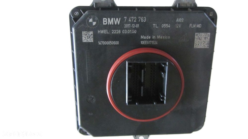 BMW X3 G01 X4 G30 MODUŁ LAMPY STEROWNIK LED 7472763 63117472763 7472770 - 1