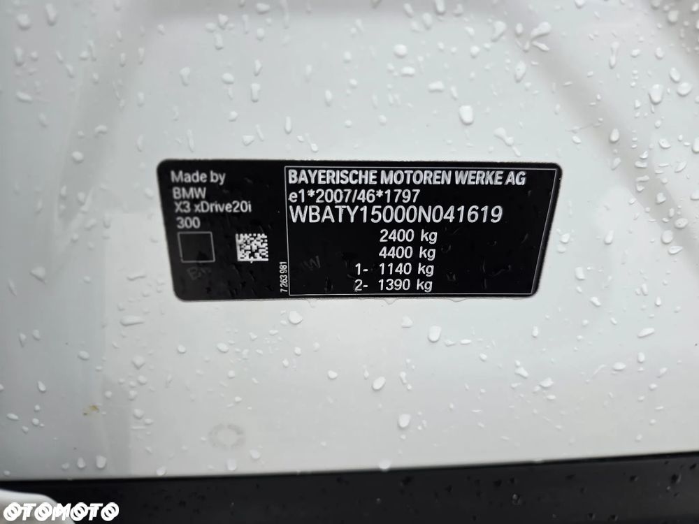 BMW X3 xDrive20i GPF xLine sport - 40
