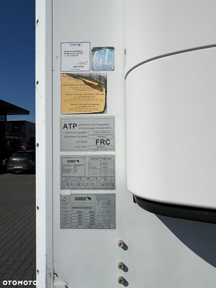 Schmitz Cargobull SKO 24 CHŁODNIA+WINDA ROLETA CARRIER VECTOR 1850Mtº DHOLLANDIA DHSMR.20 - 14