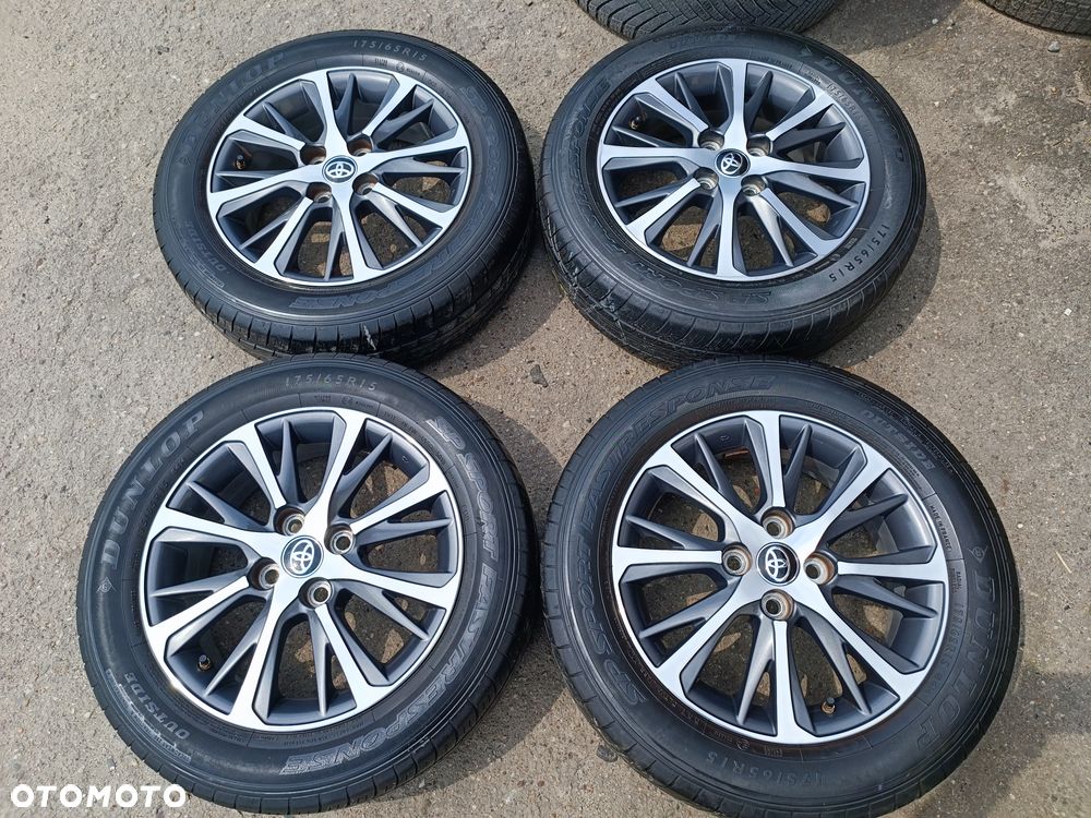 4x100 Felgi Aluminiowe Alufelgi Oryginalne 15 Koła Letnie Lato KIA HYUNDAI MAZDA SUZUKI Alto BALENO SWIFT SPLASH LIANA IGNIS DAIHATSU TOYOTA Aygo II 2 iQ YARIS II 2 III 3 175/65R15 - 1