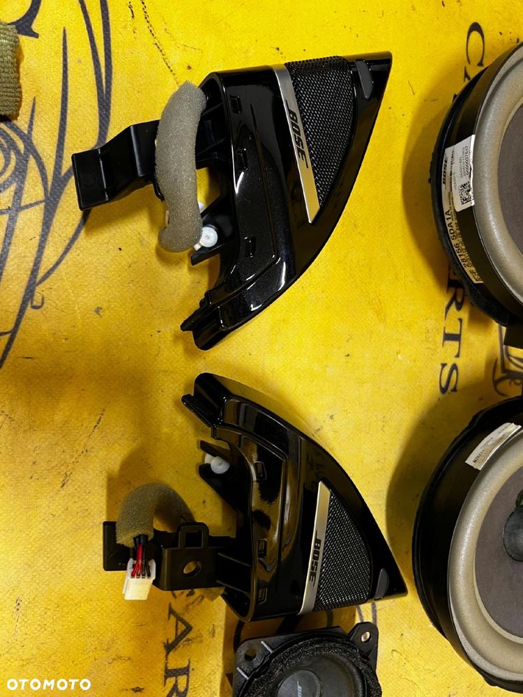 ZESTAW NAGŁOŚNIENIA GŁOŚNIKI WZMACNIACZ SUBWOOFER BOSE INFINITI Q30 - 4