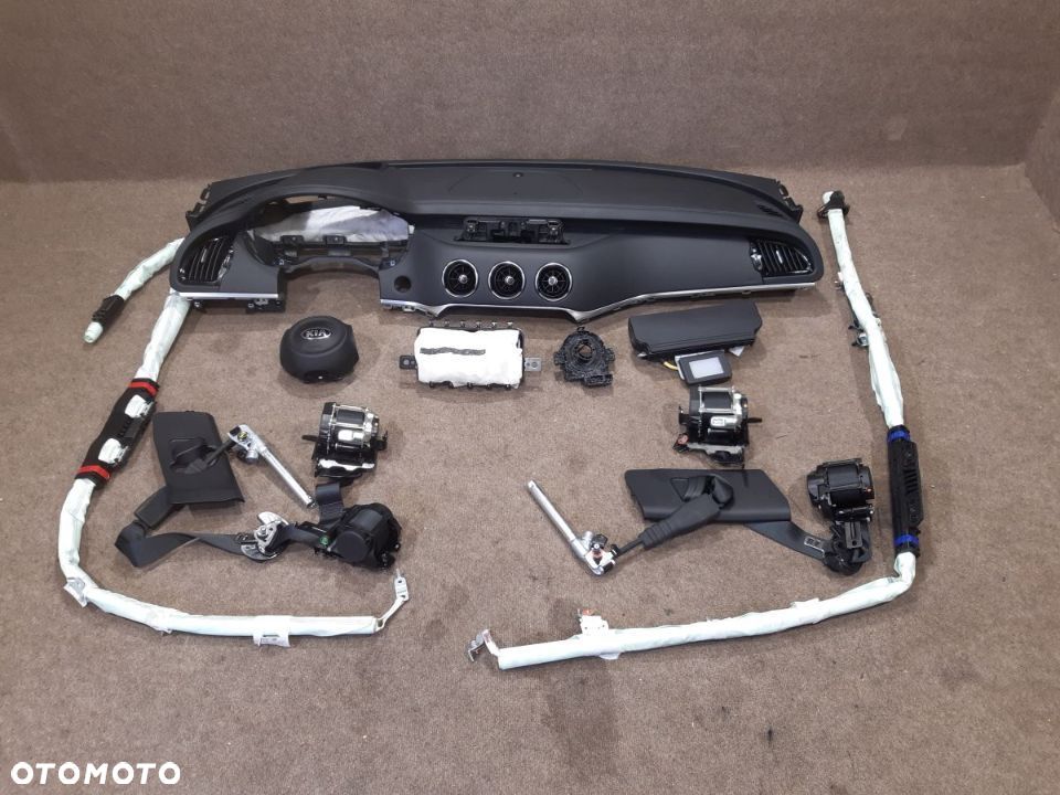 KIA STINGER 17-24r Poduszka Powietrzna AirBag Deska Pasy - 1