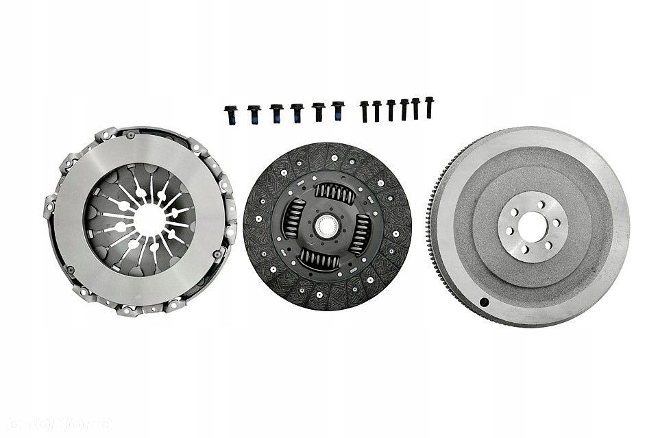 SPRZĘGŁO KPL SZTYWNE KOŁO zamachowe jednomasowe  AUDI 1.8T AJQ ARY APP zamiast dwumasowe - 4